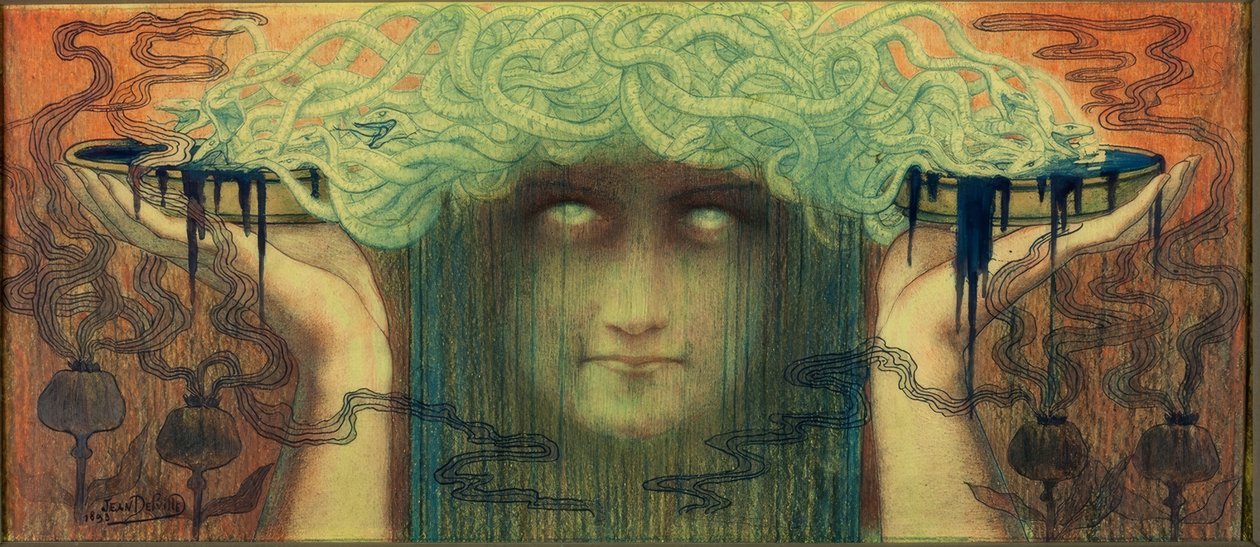 Méduse - Jean Delville