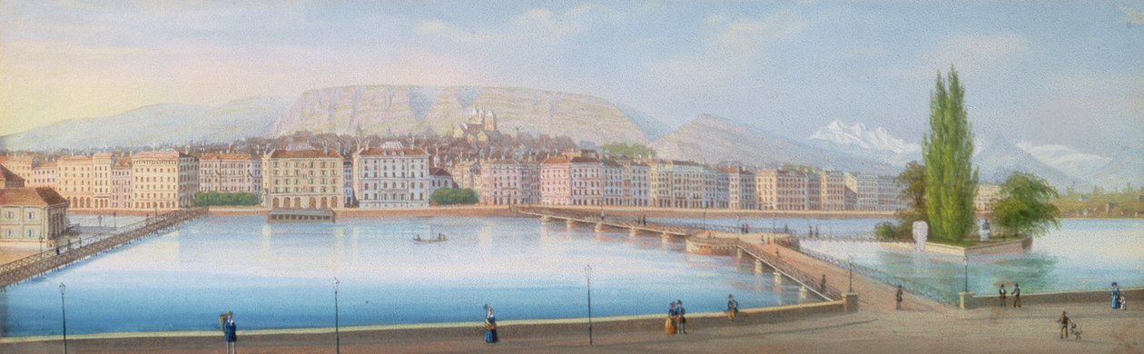 Lac Léman : vue du lac - Jean Dubois
