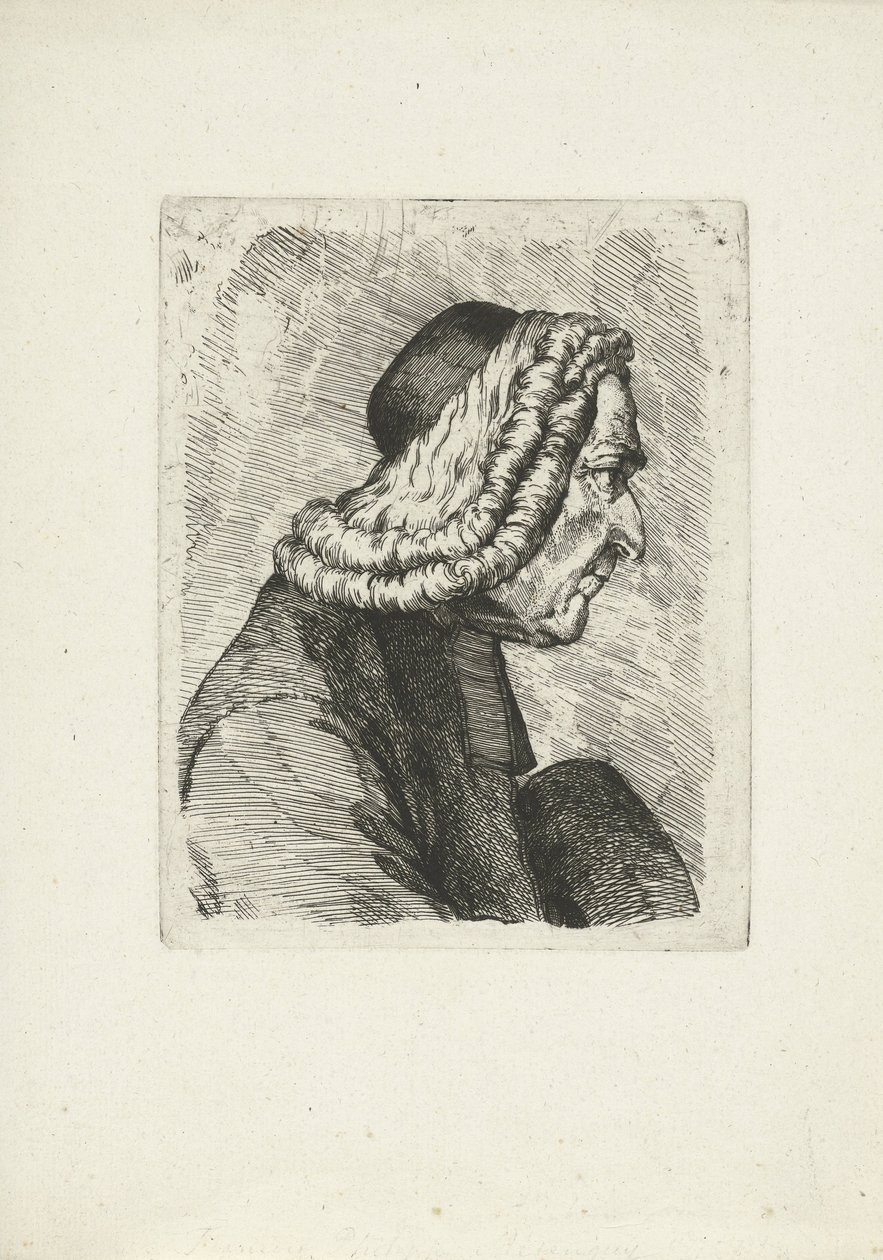 Portrait de François-Philippe Mesenguy - Jean Duvivier (attributed to)