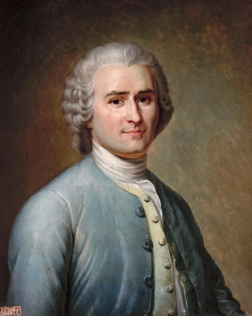 Portrait de Jean-Jacques Rousseau 1712-1778 - Jean Edouard Lacretelle