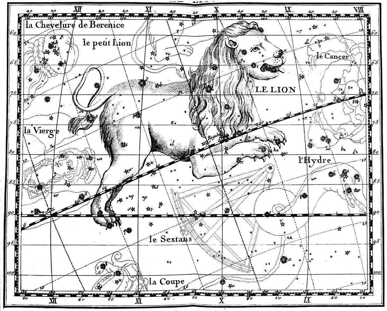 Constellation du Lion, 1775 - Jean Fortin