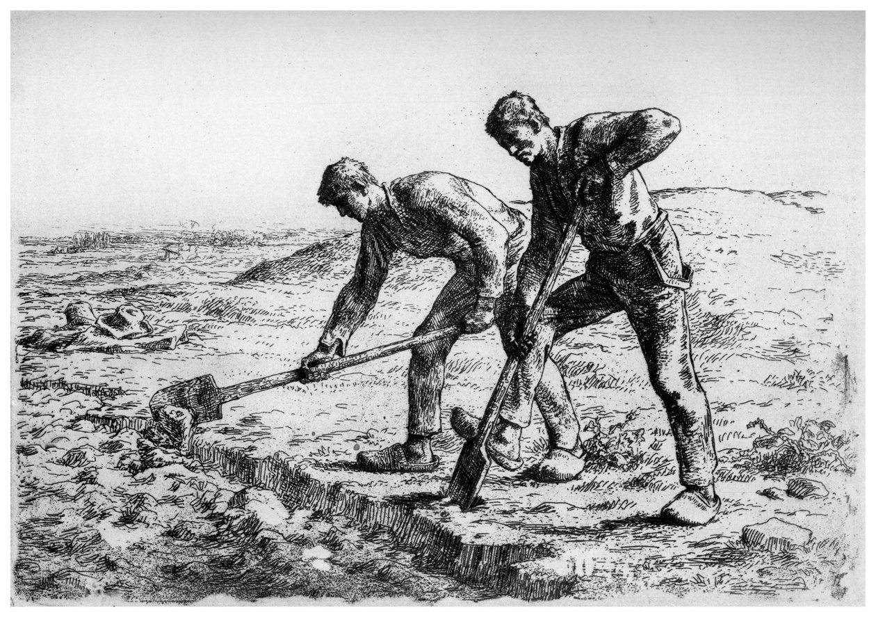 Les Terrassiers, vers 1835-1875, 1924 - Jean Francois Millet