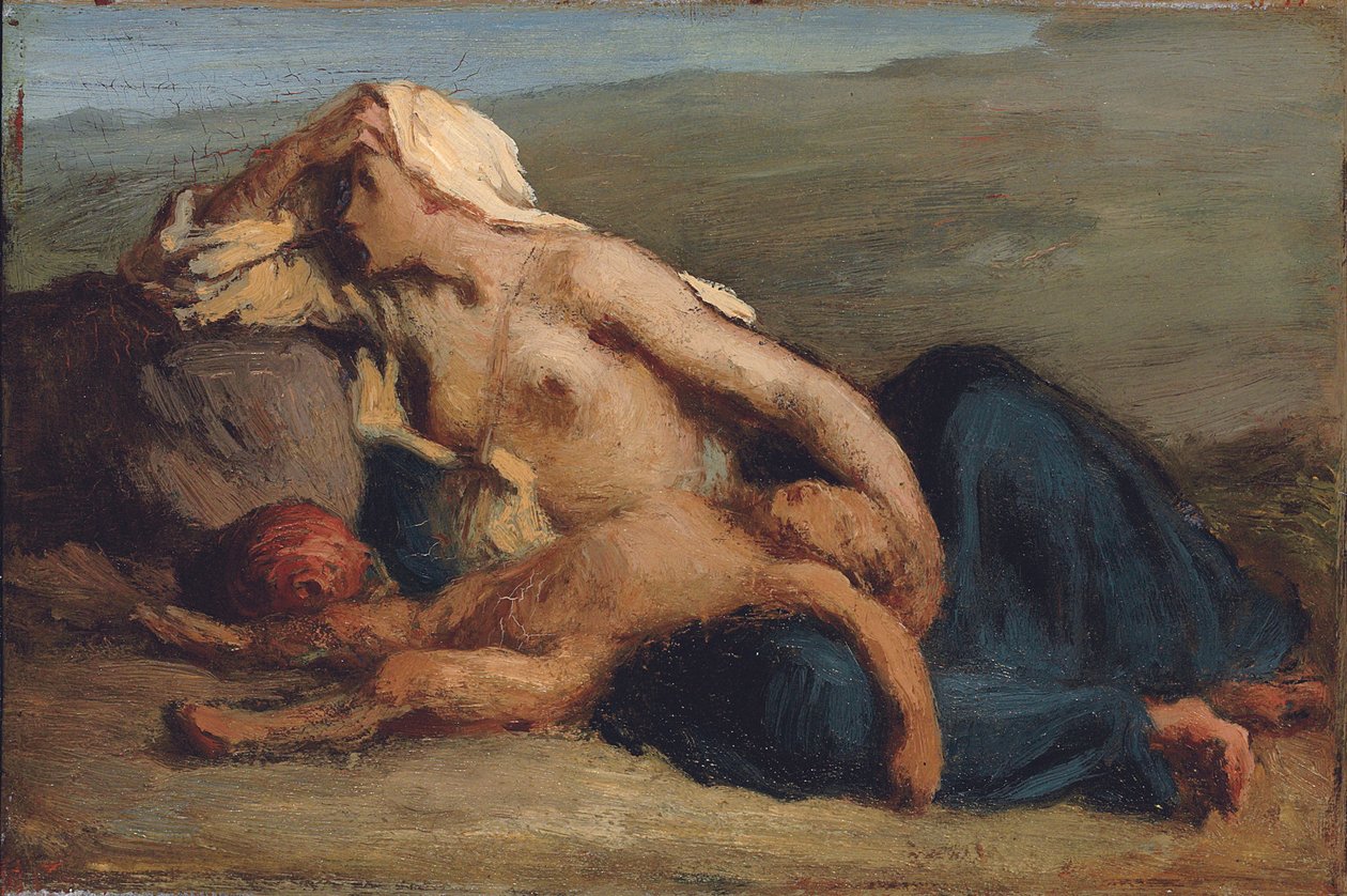Agar et Ismaël - Jean Francois Millet