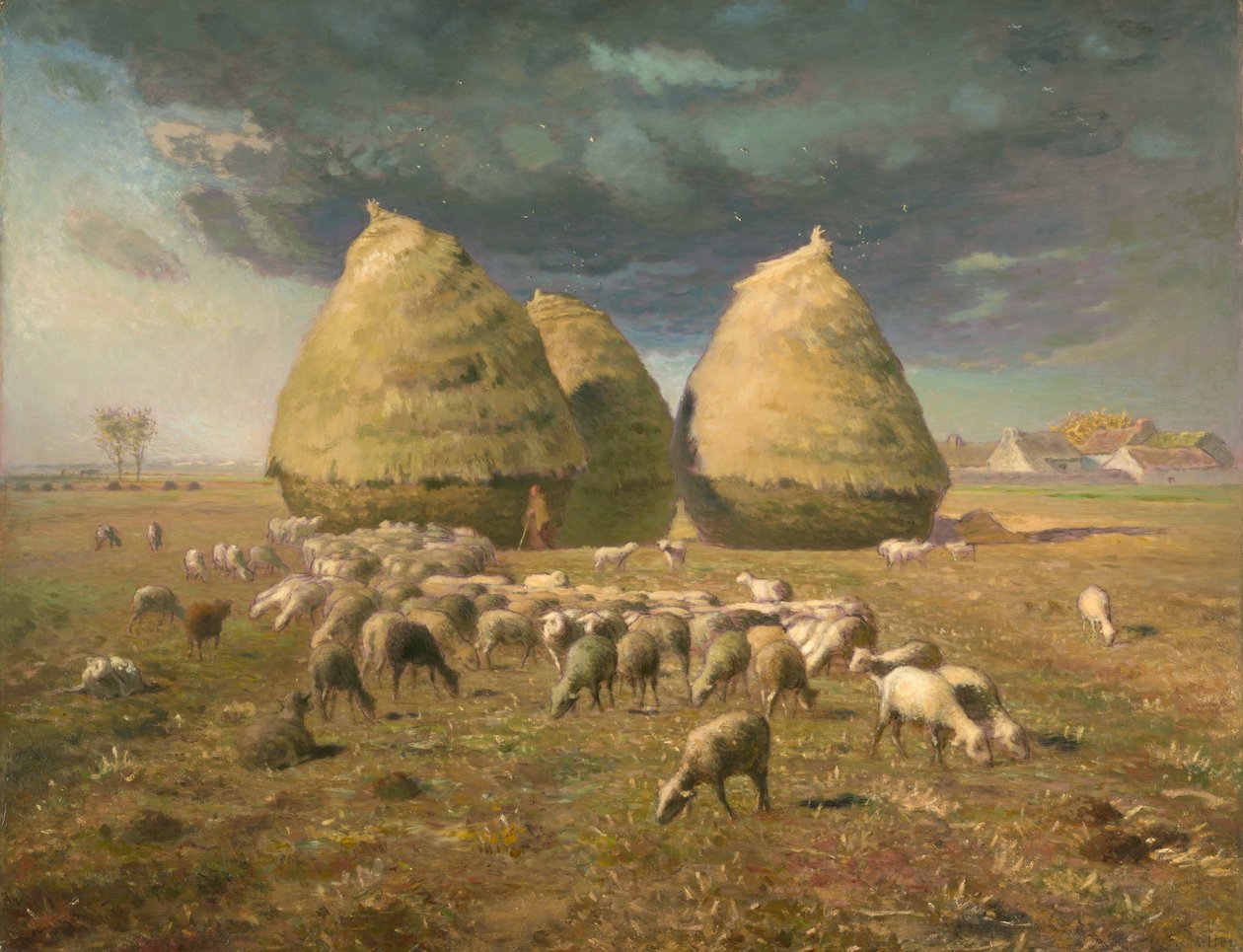 Meules de foin : Automne - Jean Francois Millet