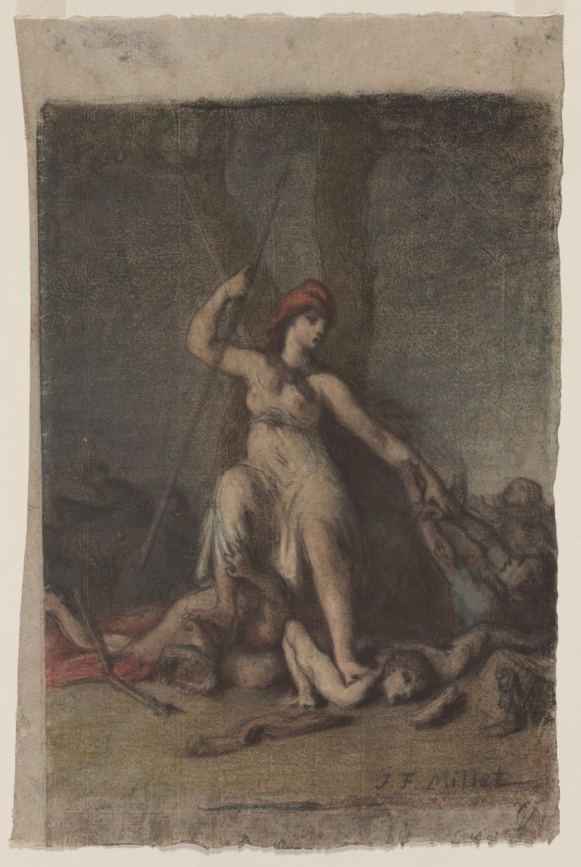 Liberté, probablement 1848 - Jean Francois Millet