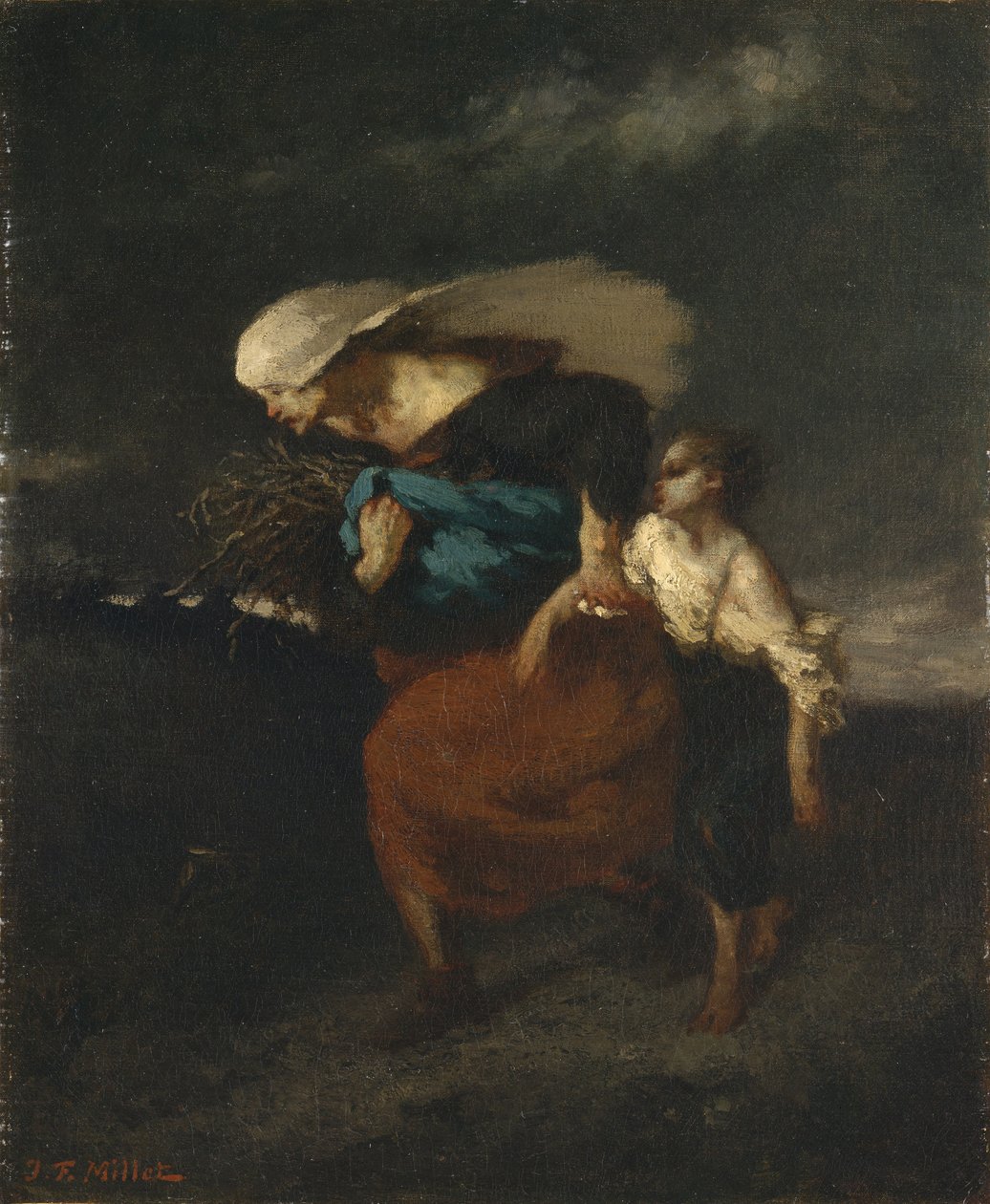 Retraite de la tempête, vers 1846 - Jean Francois Millet