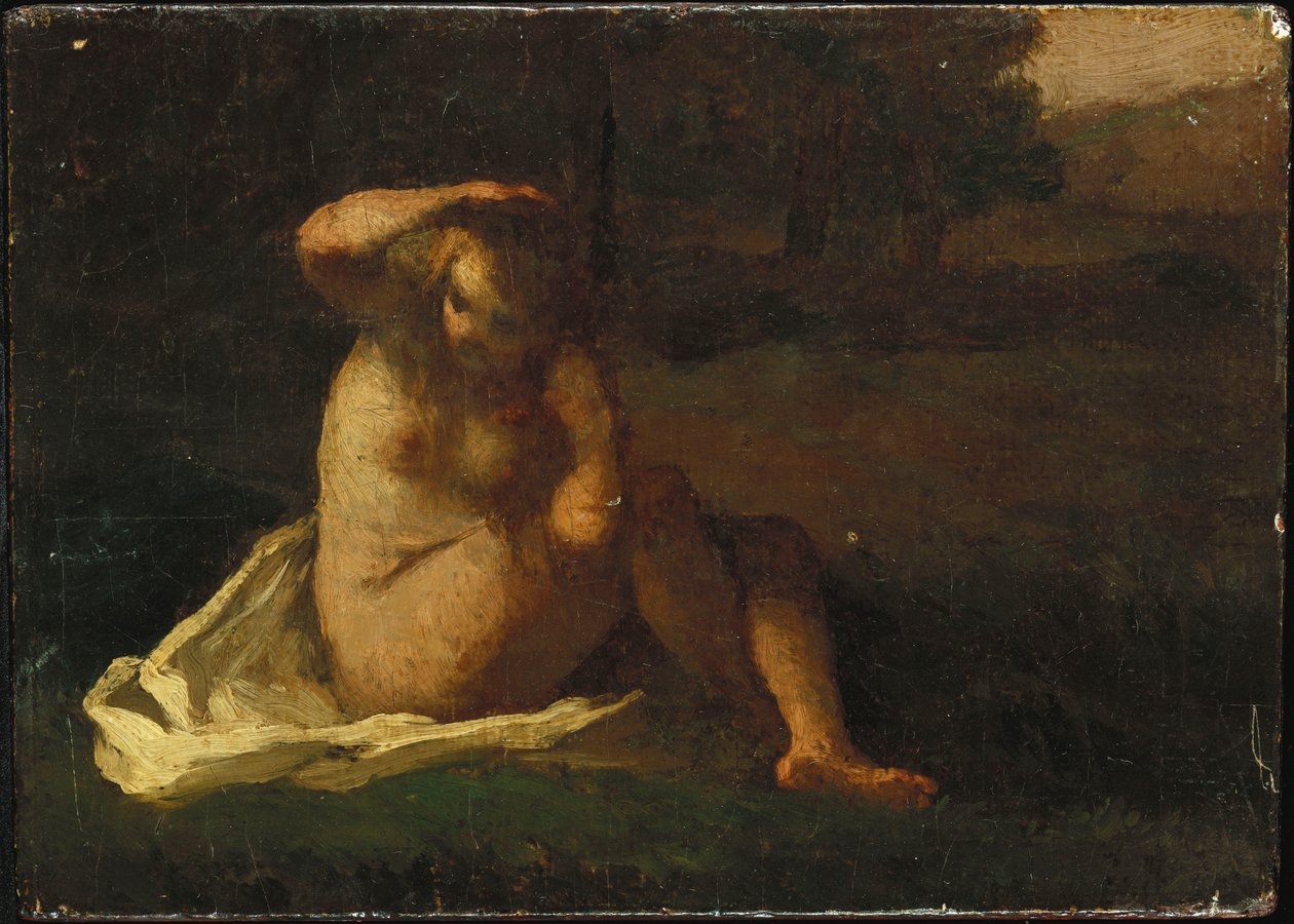 Le Baigneur - Jean Francois Millet