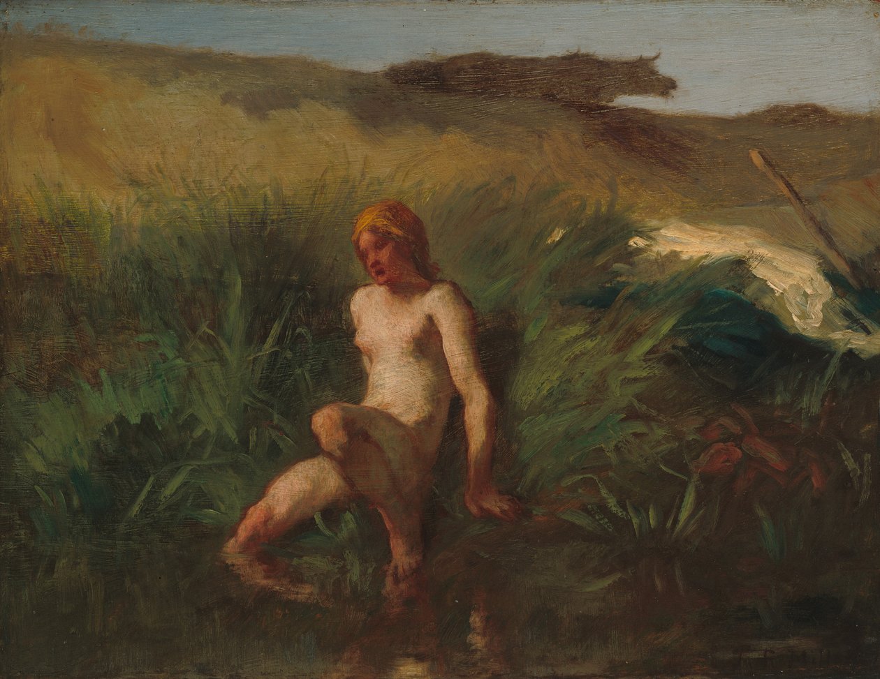 Le baigneur - Jean Francois Millet