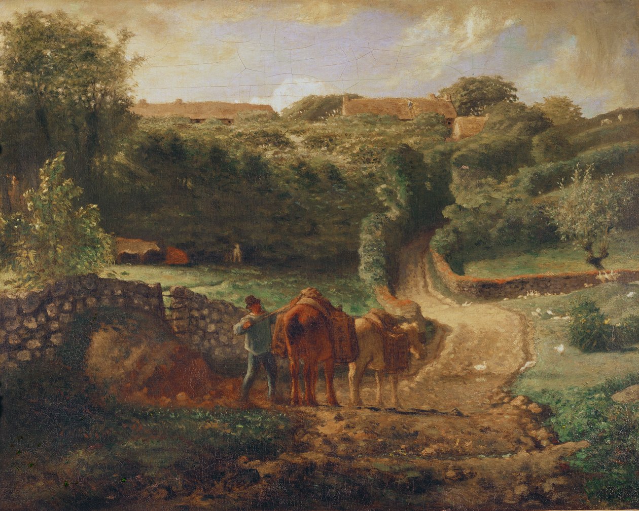 Le Cousin Hamlet à Greville - Jean Francois Millet