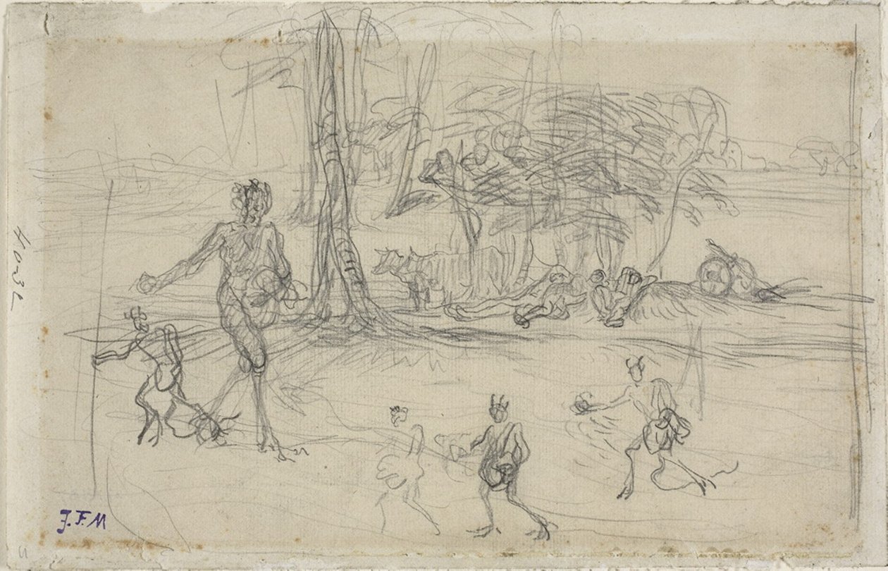 Le Diable Semant - Jean Francois Millet