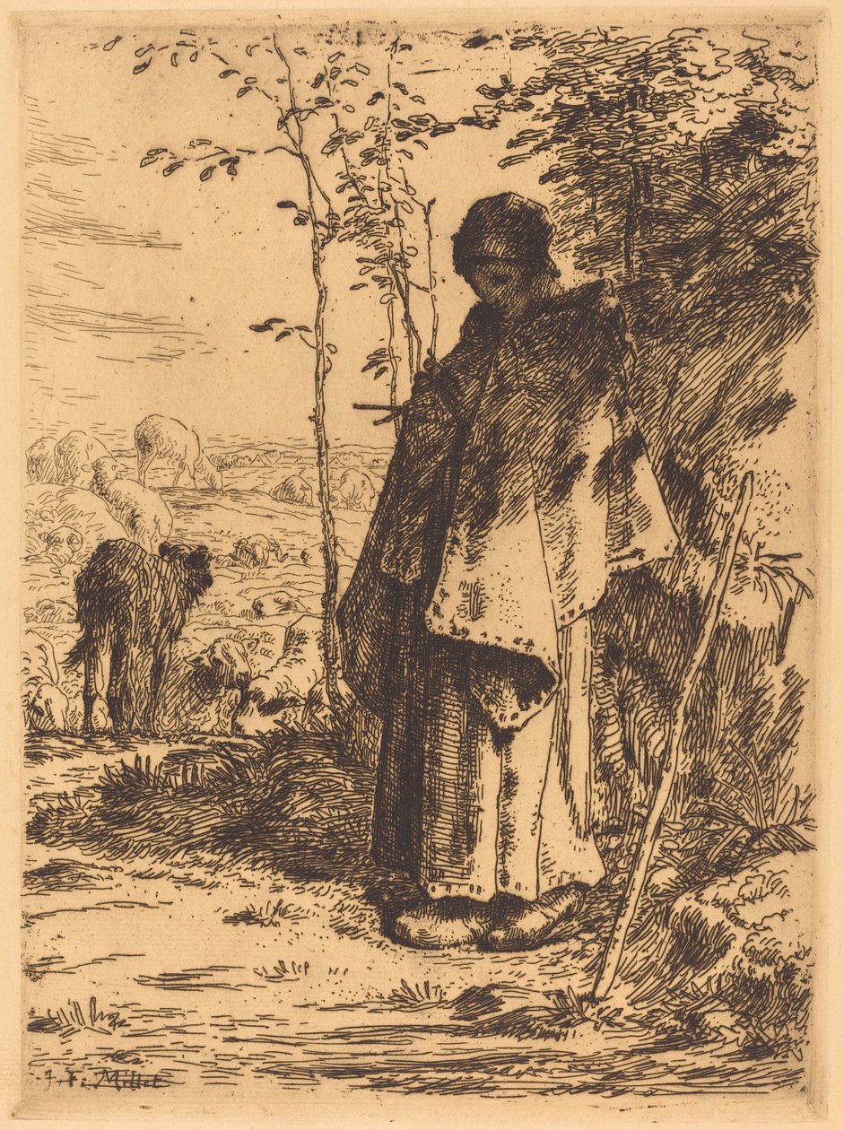 La grande bergère - Jean Francois Millet