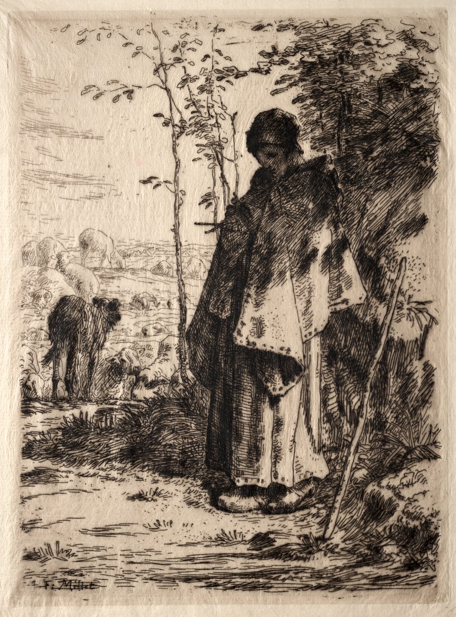 La grande bergère - Jean Francois Millet