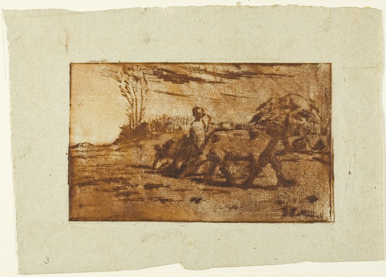 Les deux vaches - Jean Francois Millet