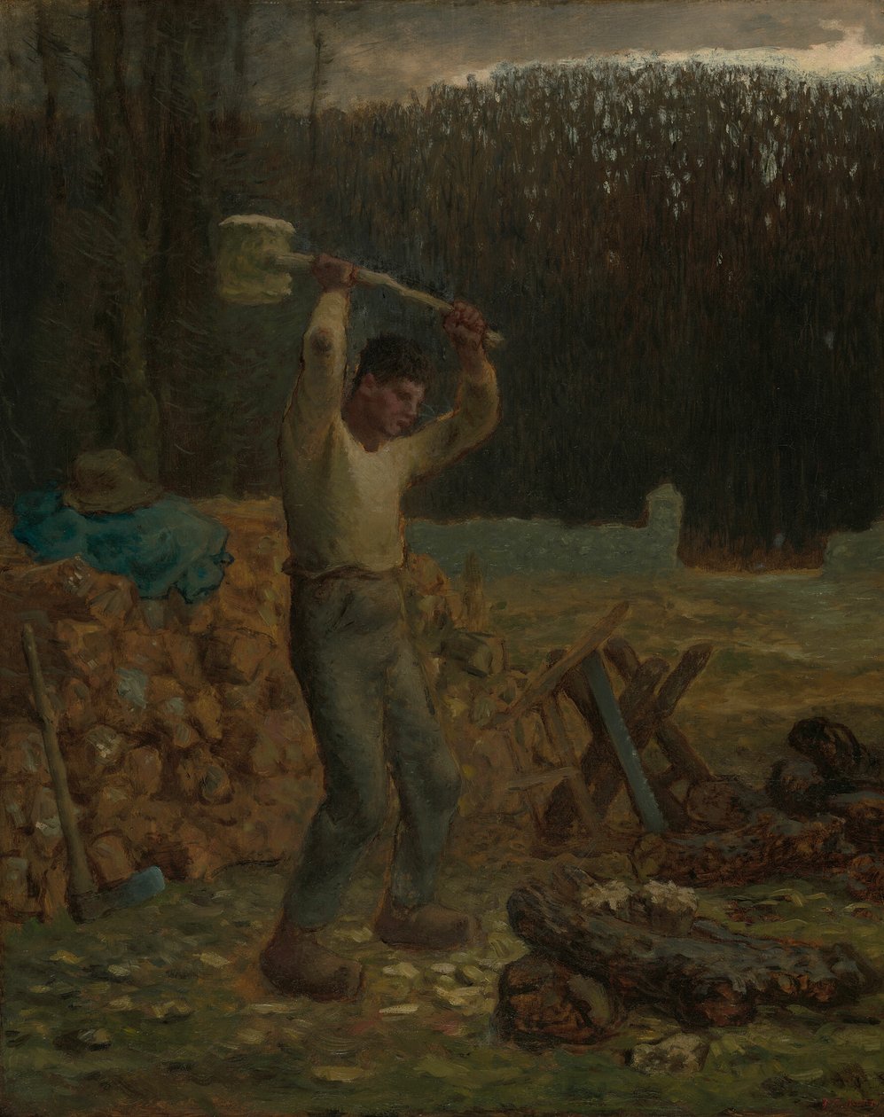 Le bûcheron - Jean Francois Millet