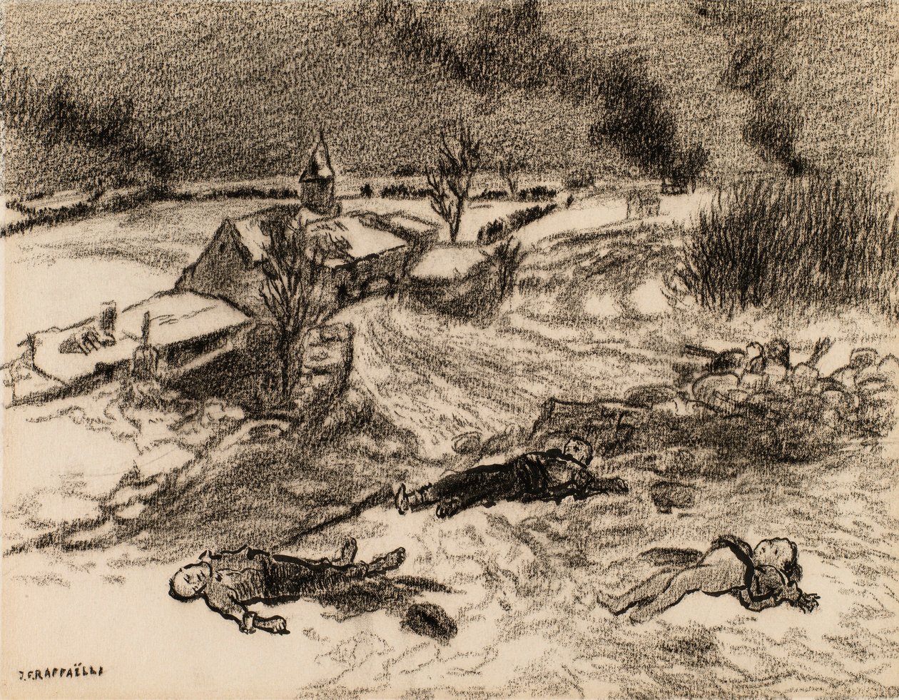 Après la bataille - Jean Francois Raffaelli
