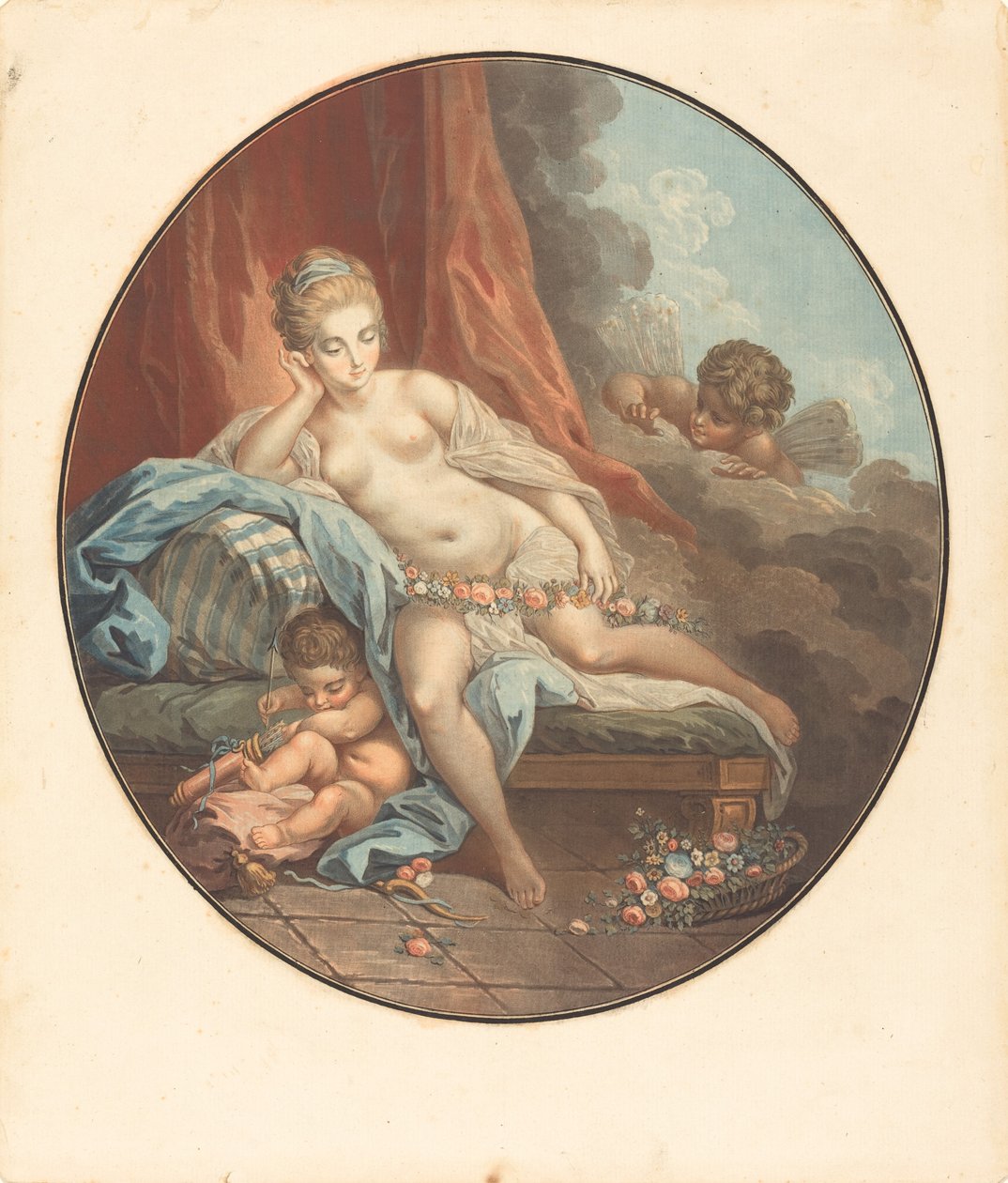 Vénus en réflexion - Jean François Janinet after Jacques Charlier