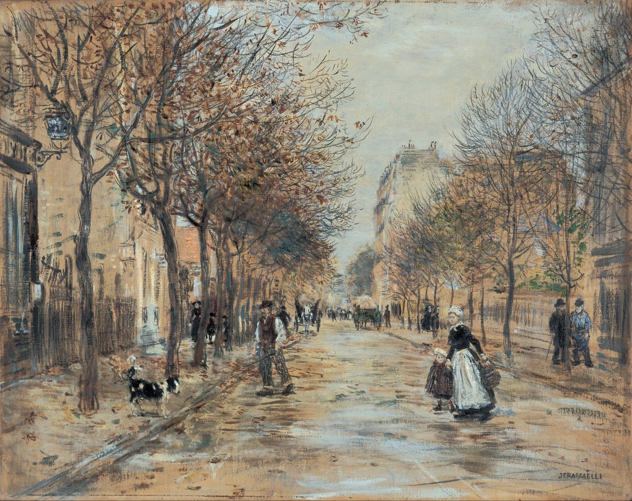 Rue à Asnières - Jean Francois Raffaelli
