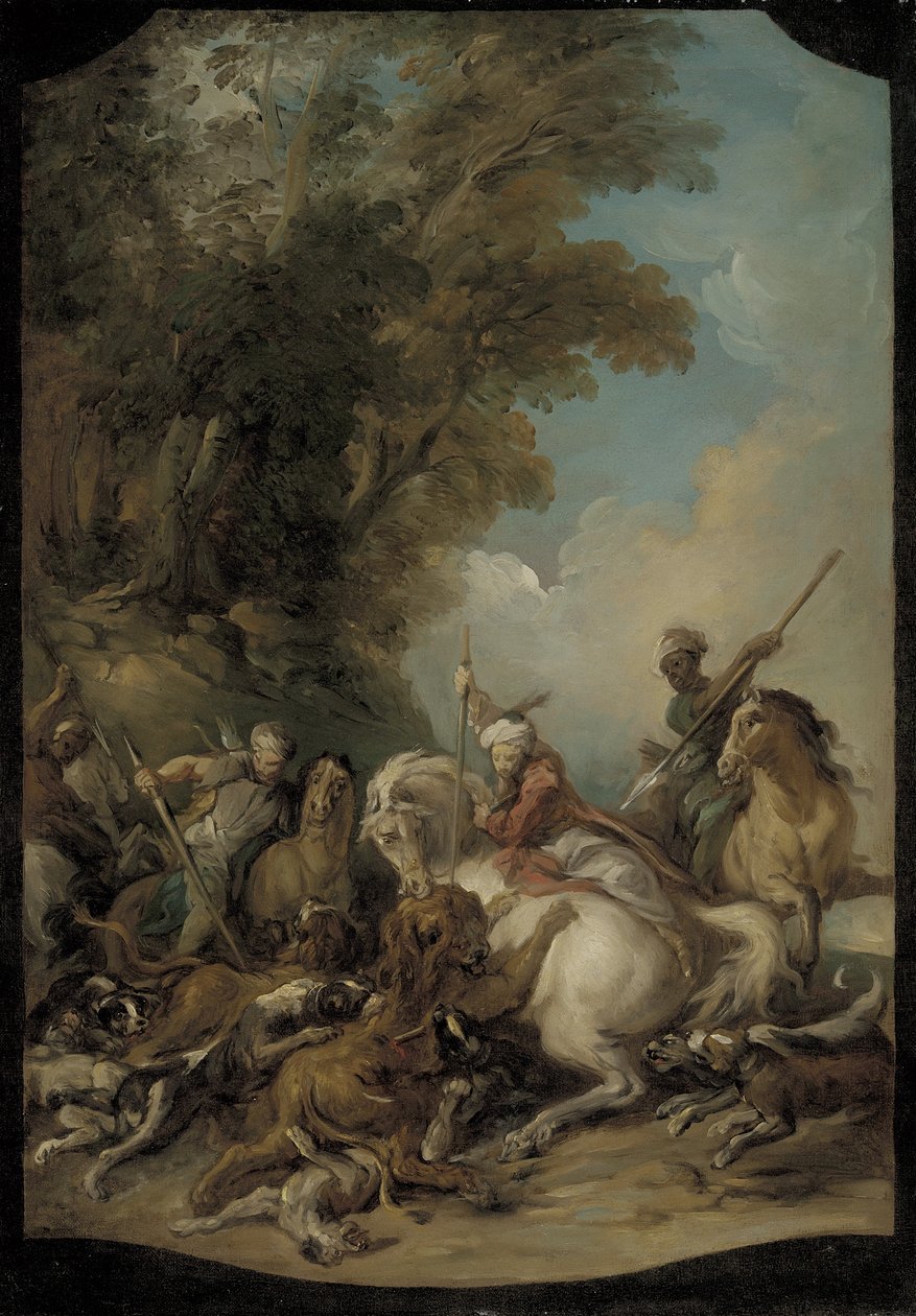 La chasse au lion - Jean François de Troy