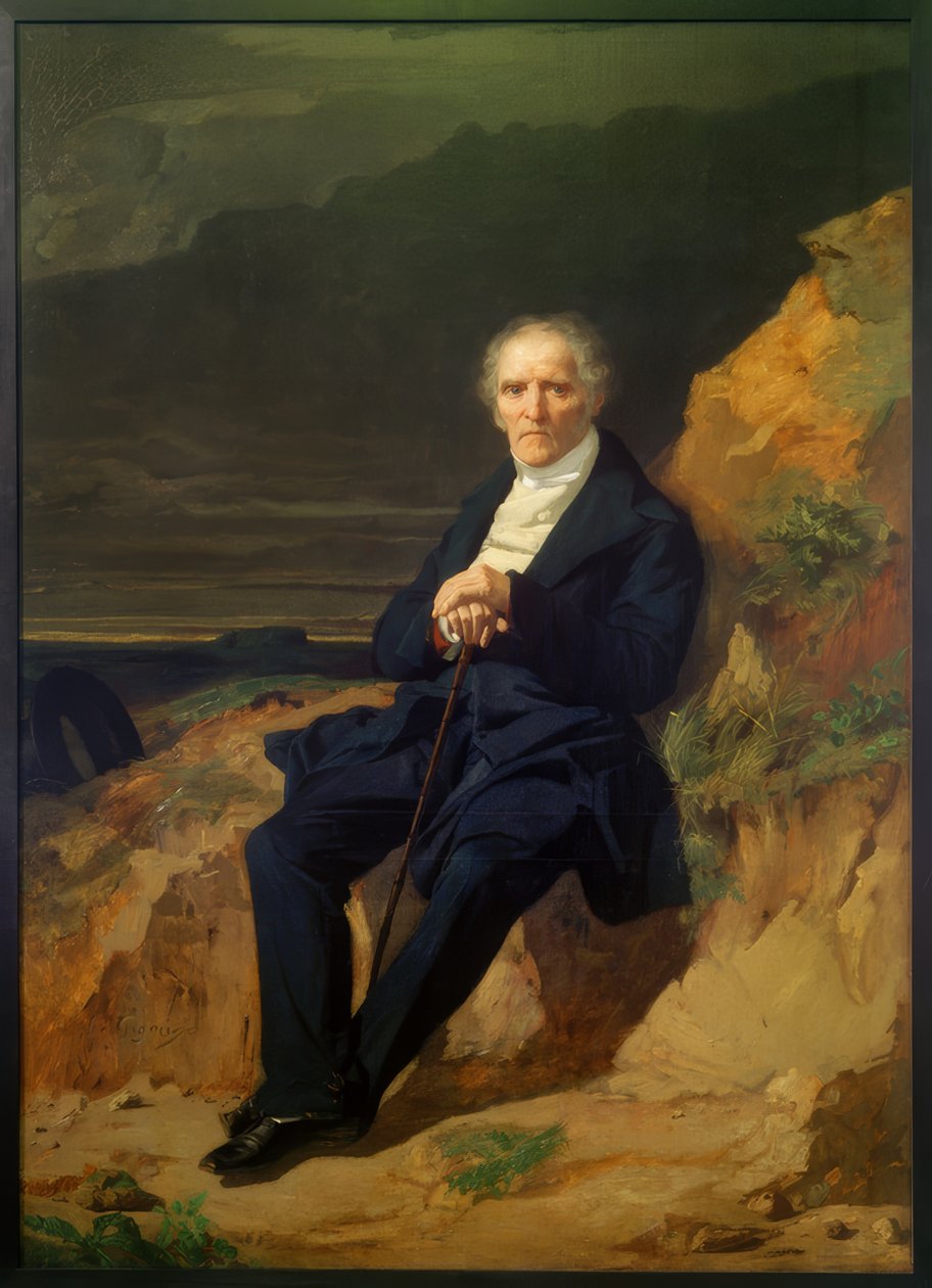 Portrait de Charles Fourier - Jean Francois Gigoux