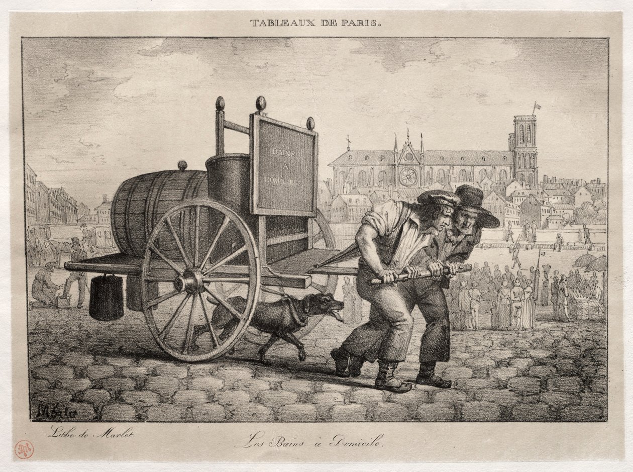 Scènes de Paris : Bains à domicile - Jean Henri Marlet