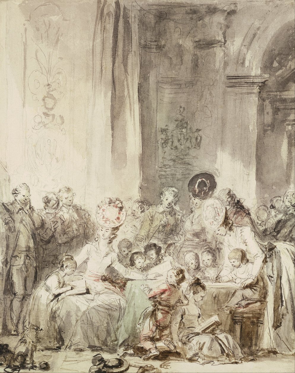 Le concours - Jean Honore Fragonard