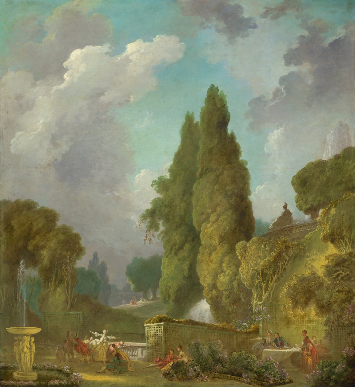 Colin-maillard - Jean Honore Fragonard
