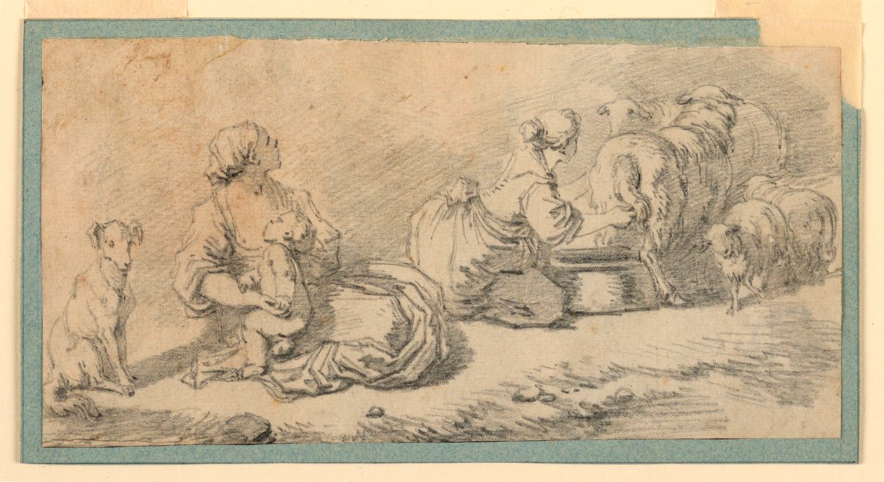 Scène pastorale - Jean Honore Fragonard