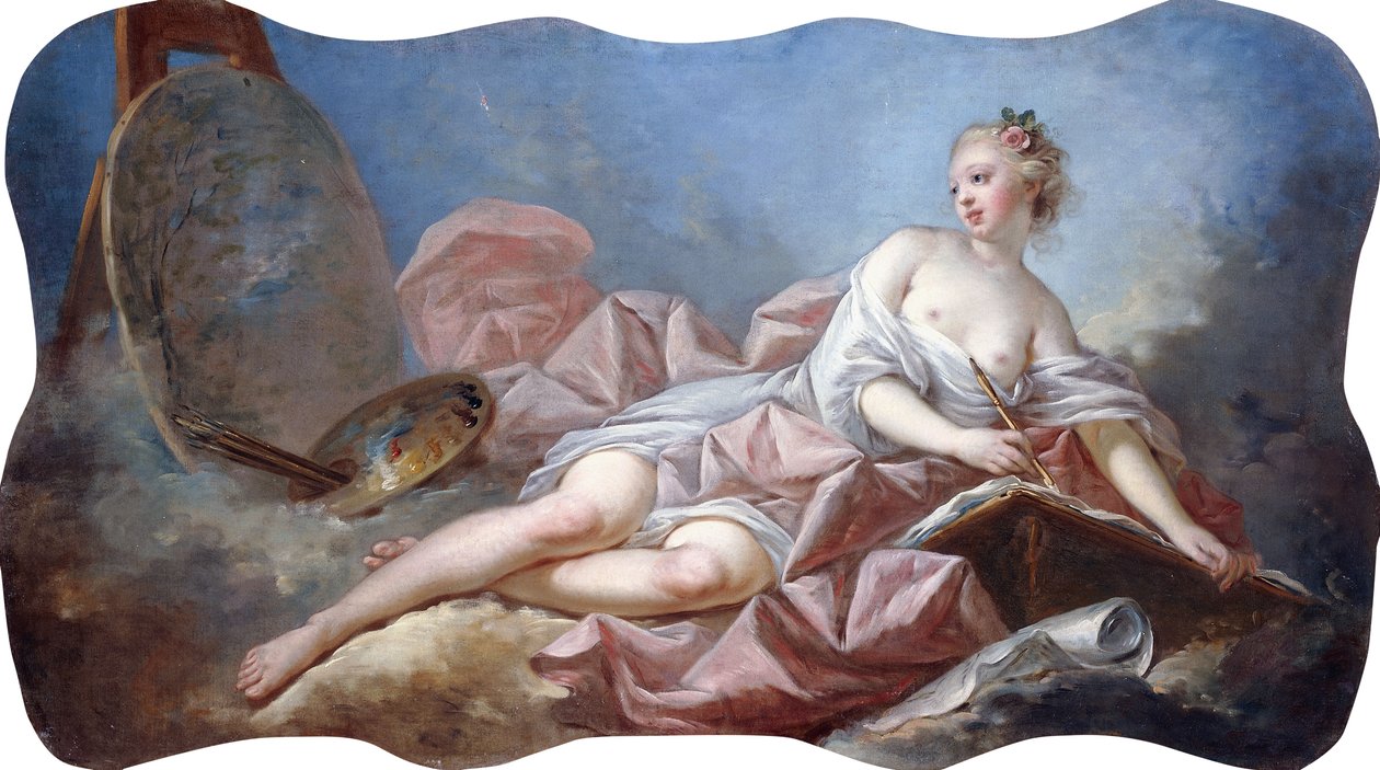 Personnification de la peinture - Jean Honore Fragonard