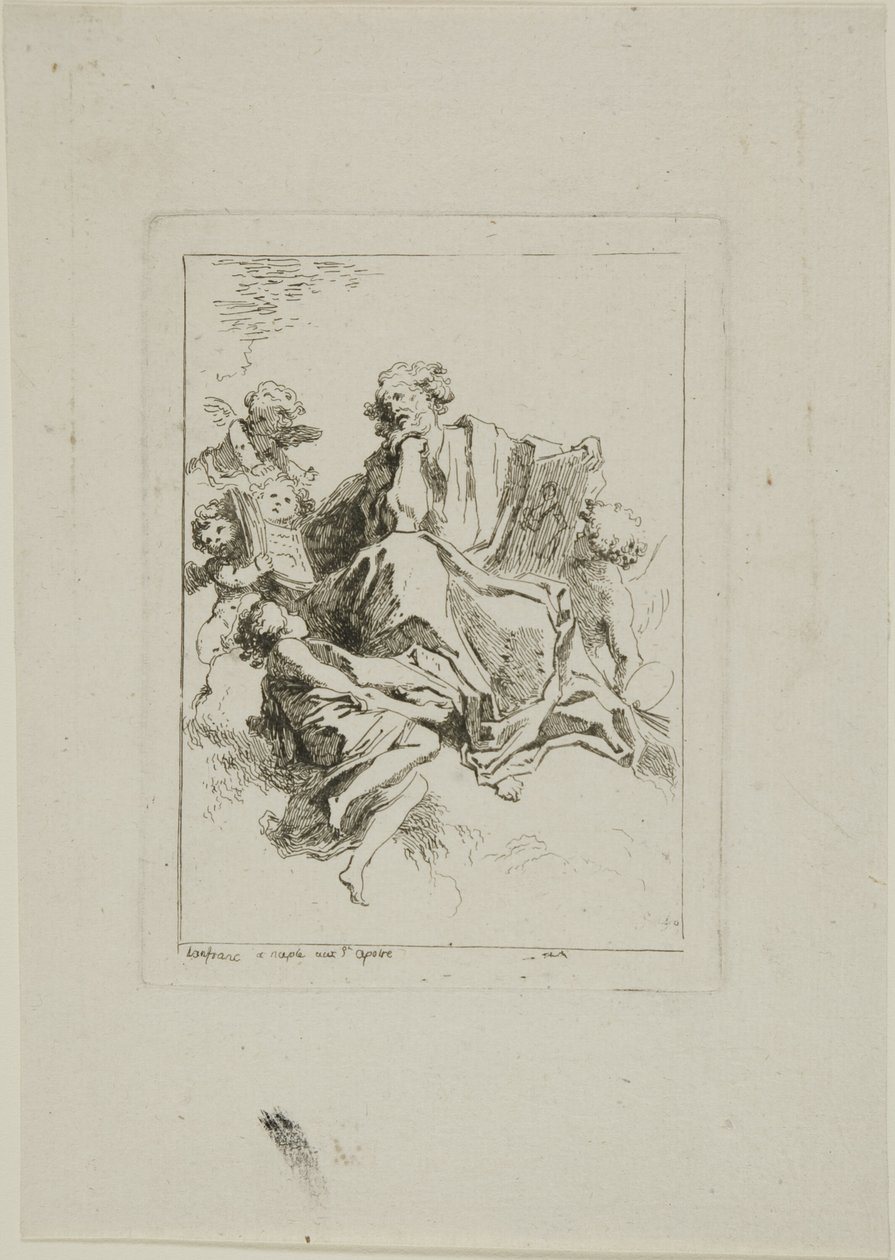 Saint Luc - Jean Honore Fragonard