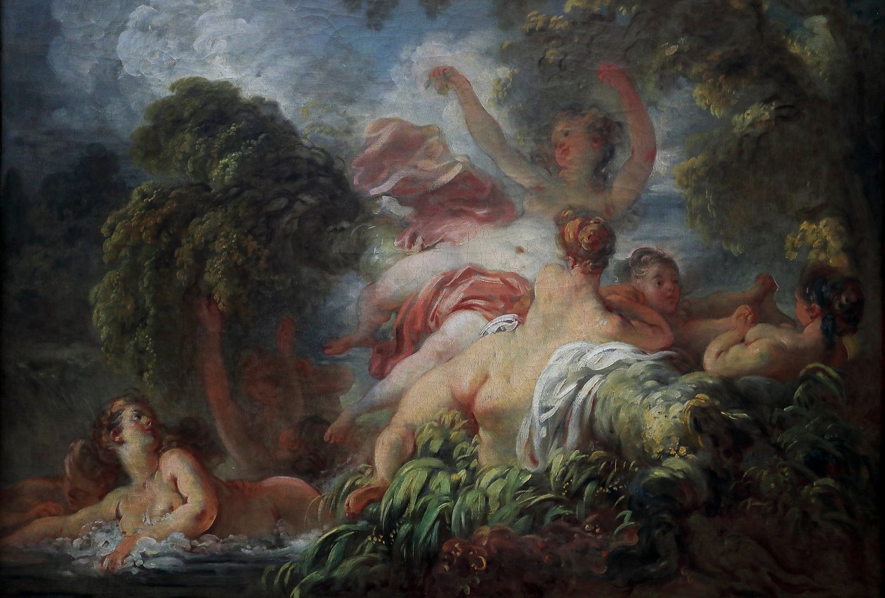 Les baigneuses - Jean Honore Fragonard