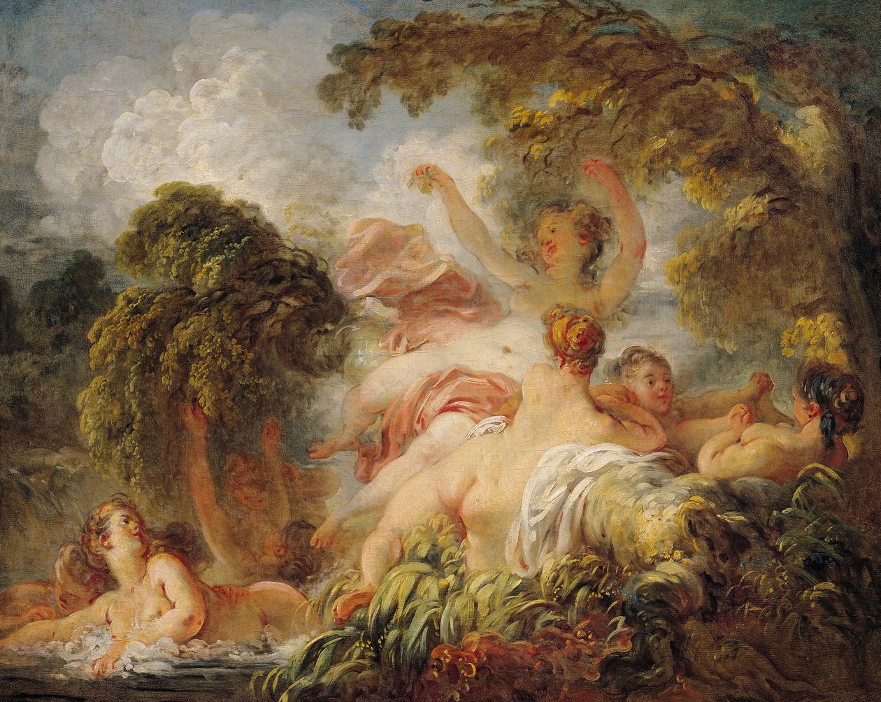 Les baigneurs, vers 1765 - Jean Honore Fragonard