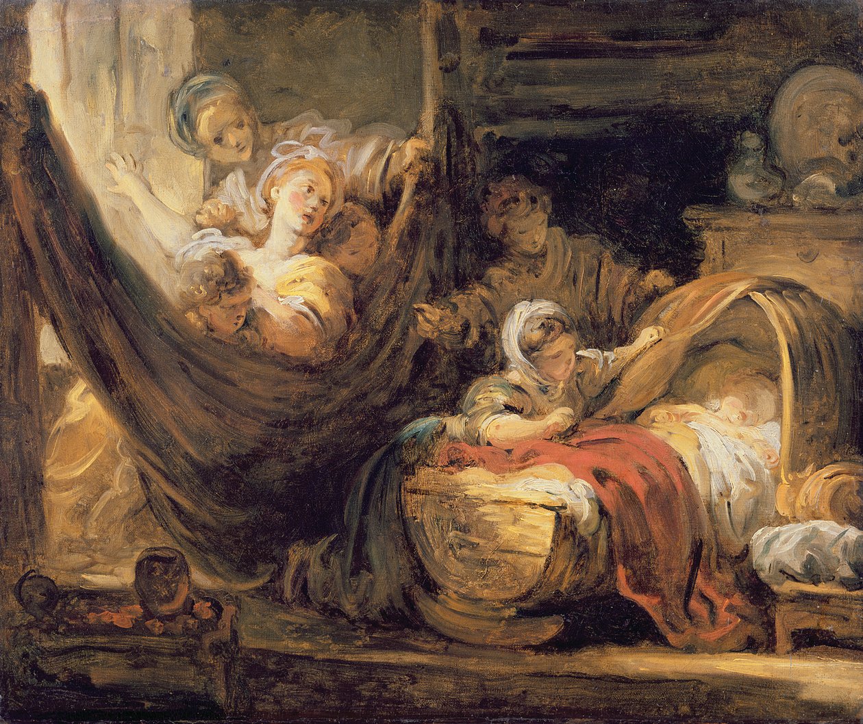 Le Berceau - Jean Honore Fragonard