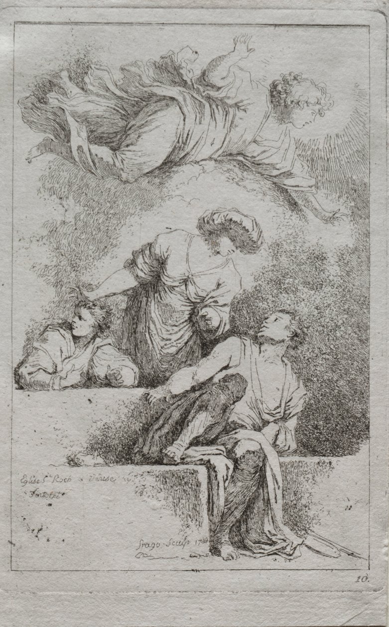 Les Disciples au Tombeau - Jean Honore Fragonard