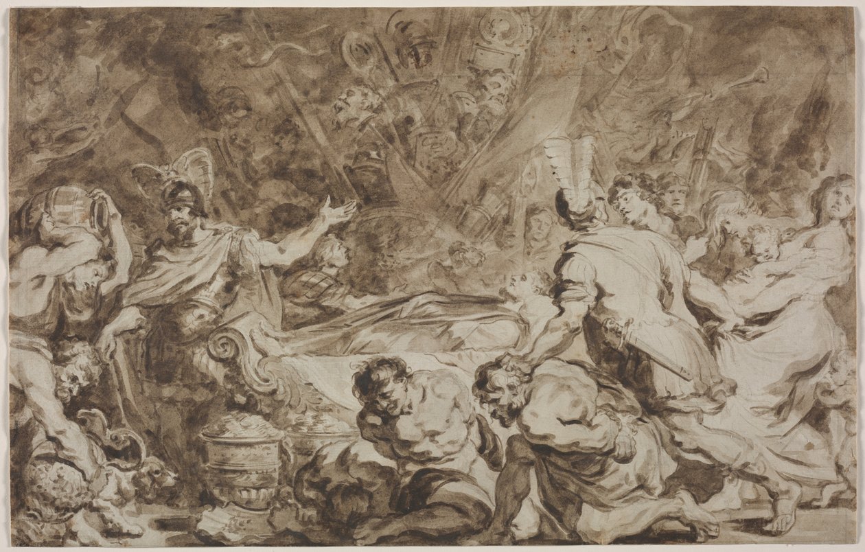 Les Funérailles de Decius Mus - Jean Honore Fragonard