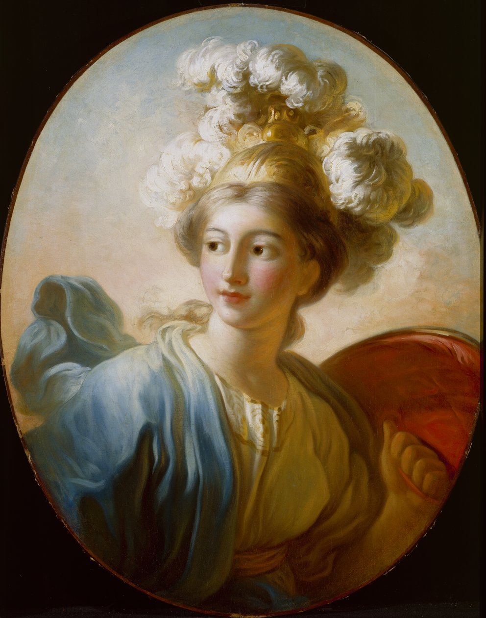 La Déesse Minerve, vers 1772 - Jean Honore Fragonard
