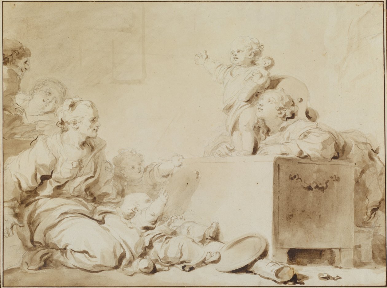 Le petit prédicateur - Jean Honore Fragonard