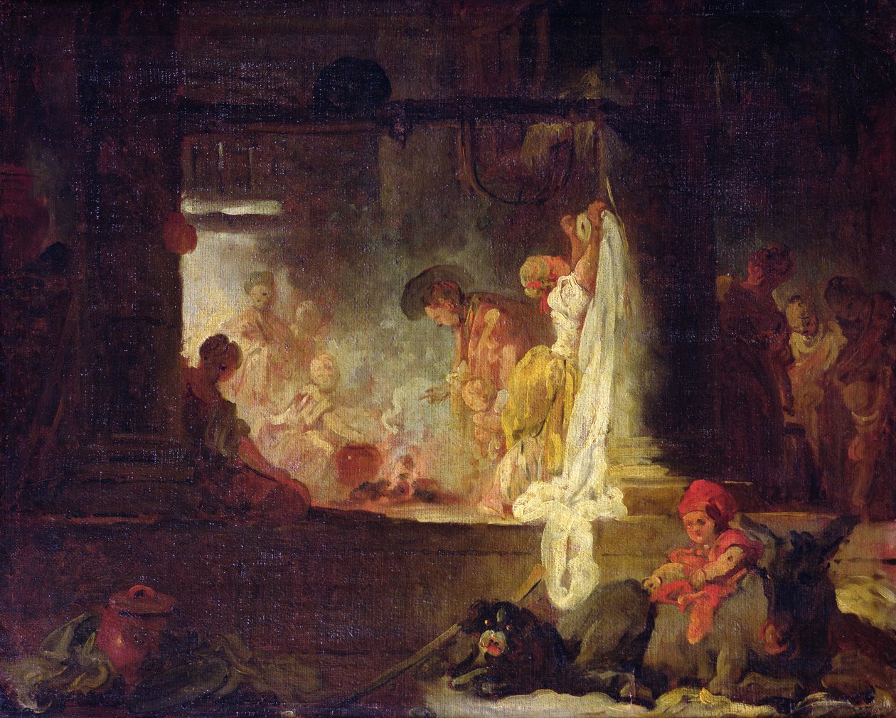 Les Lavandières, vers 1759 - Jean Honore Fragonard