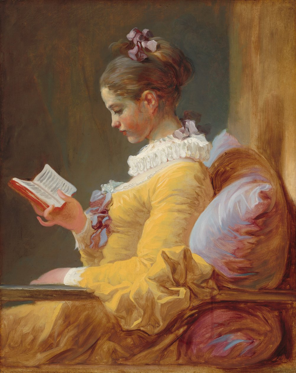 Jeune fille lisant - Jean Honore Fragonard