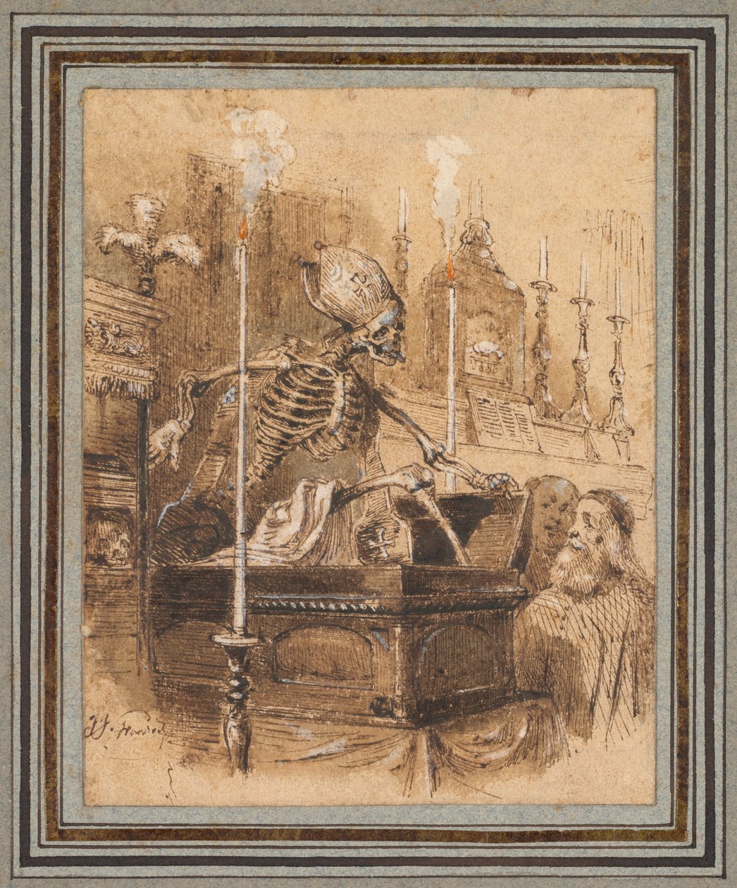 Les Reliques - Jean Jacques Grandville