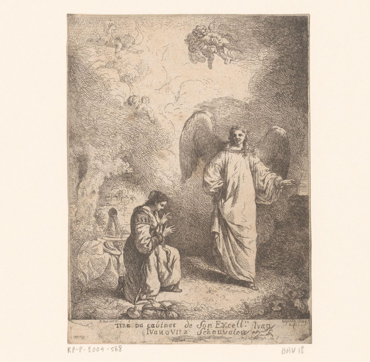 Annonciation - Jean Jacques II Lagrenee