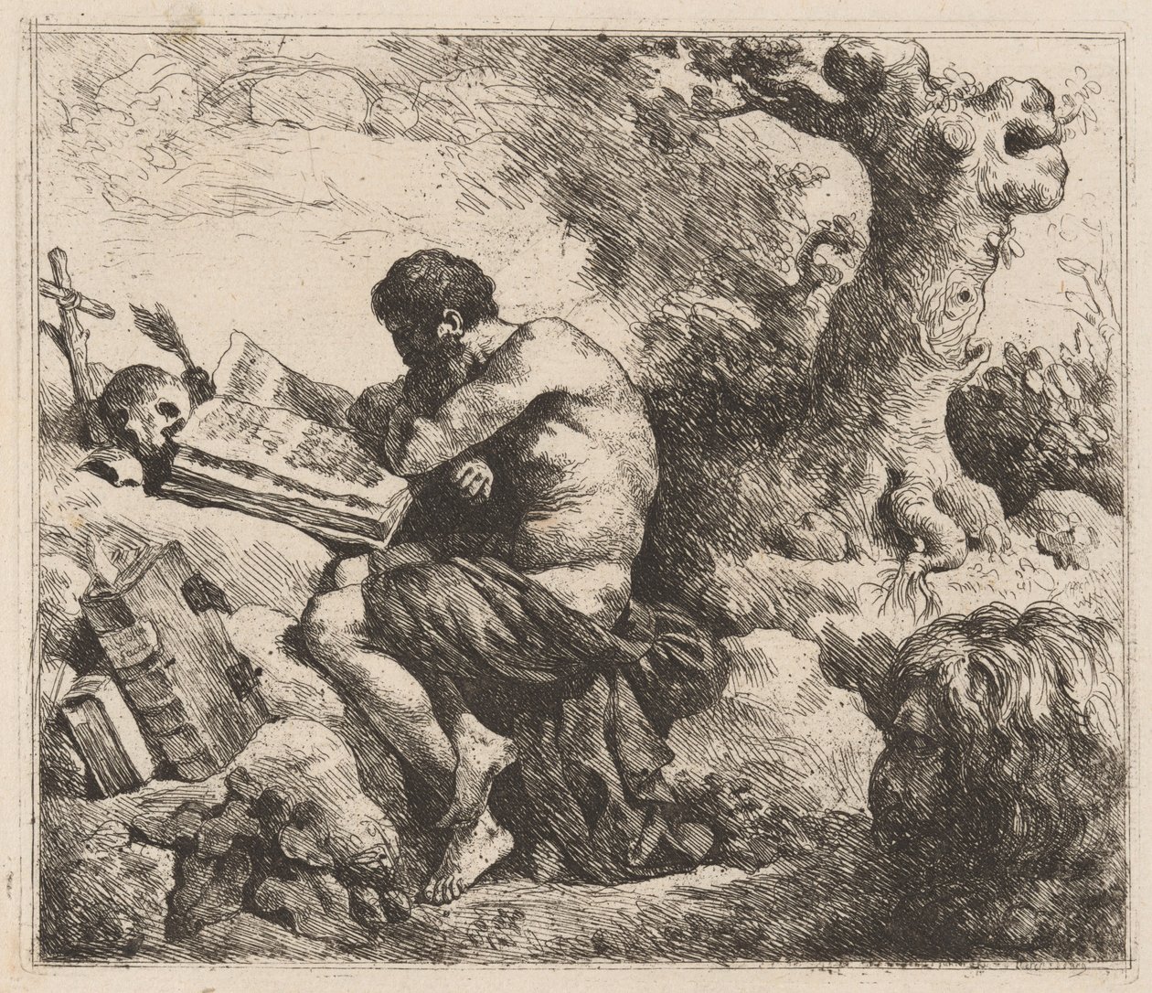 Saint Jérôme - Jean Jacques Lagrenée II