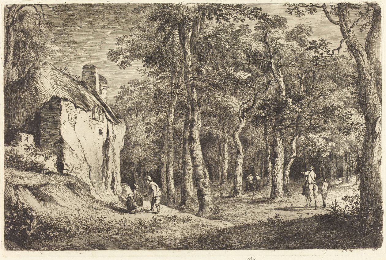Entrée de forêt - Jean Jacques de Boissieu