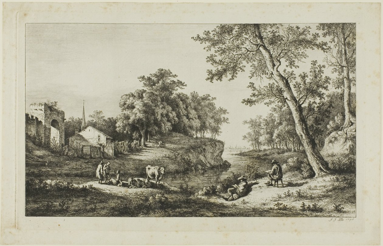 Paysage Rustique à Ambronay - Jean Jacques de Boissieu