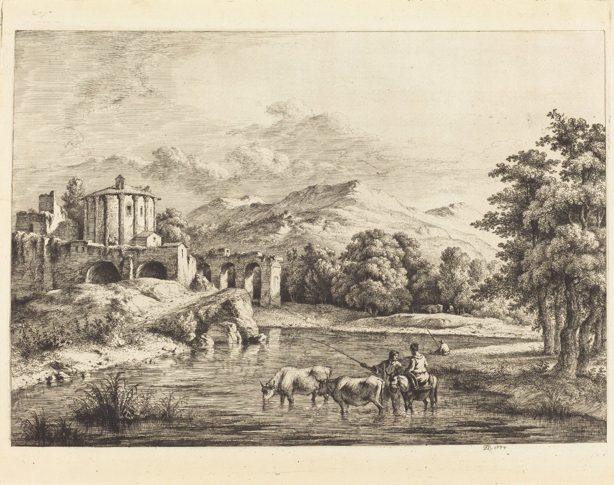 Le temple de Vesta - Jean Jacques de Boissieu