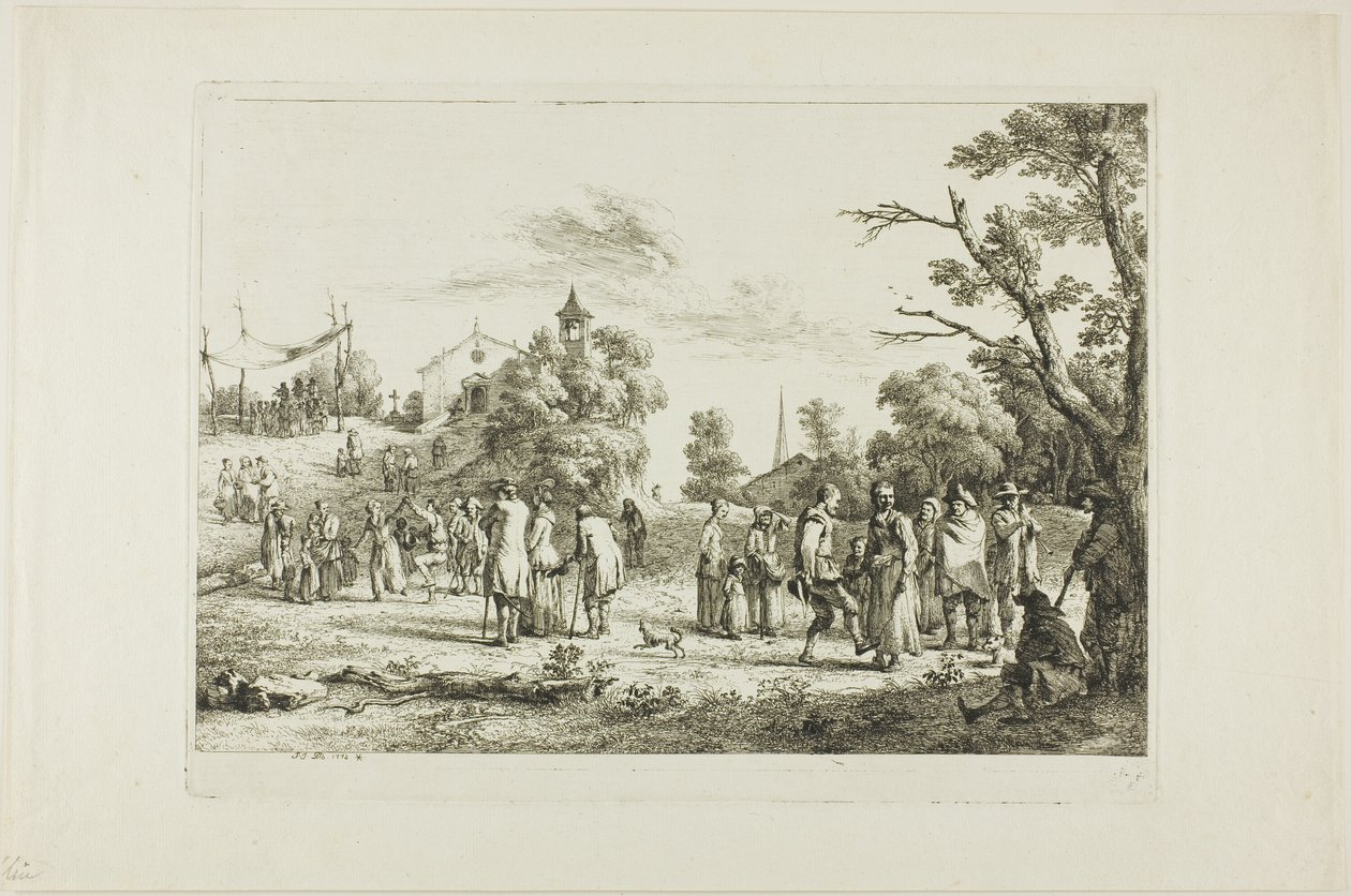 La fête du village - Jean Jacques de Boissieu