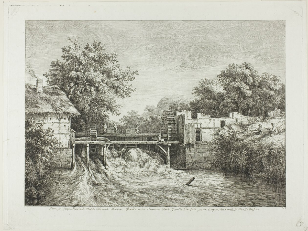Moulin à eau - Jean Jacques de Boissieu