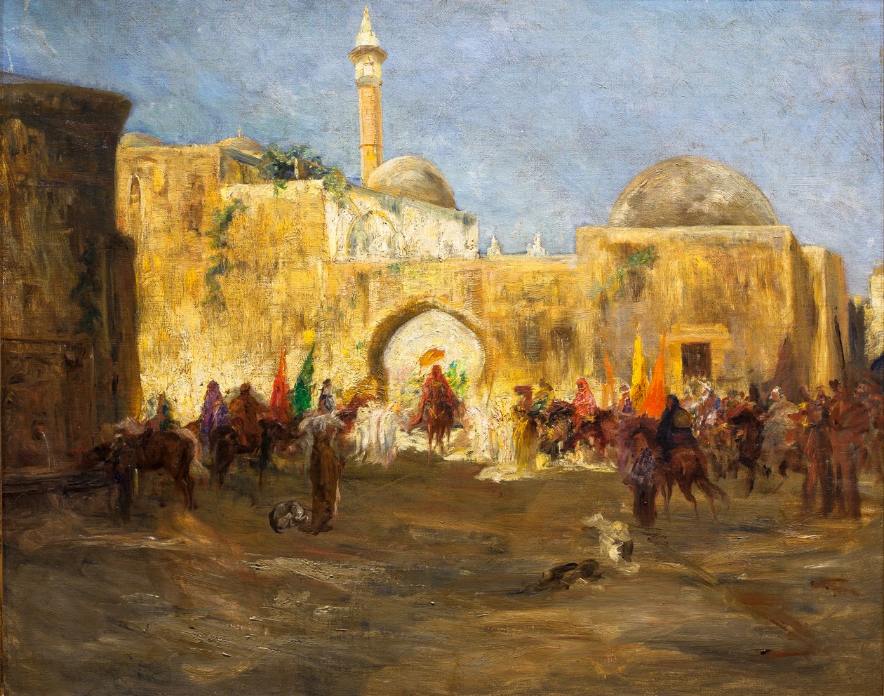 Sortie de la mosquée - Jean Joseph Benjamin Constant