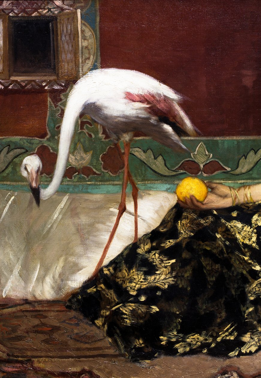 Le flamant rose (détail) - Jean Joseph Benjamin Constant
