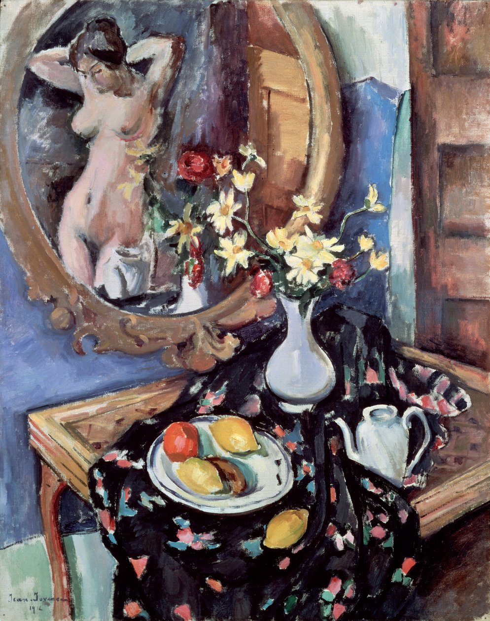 Nature morte avec un miroir, 1912 - Jean Joveneau