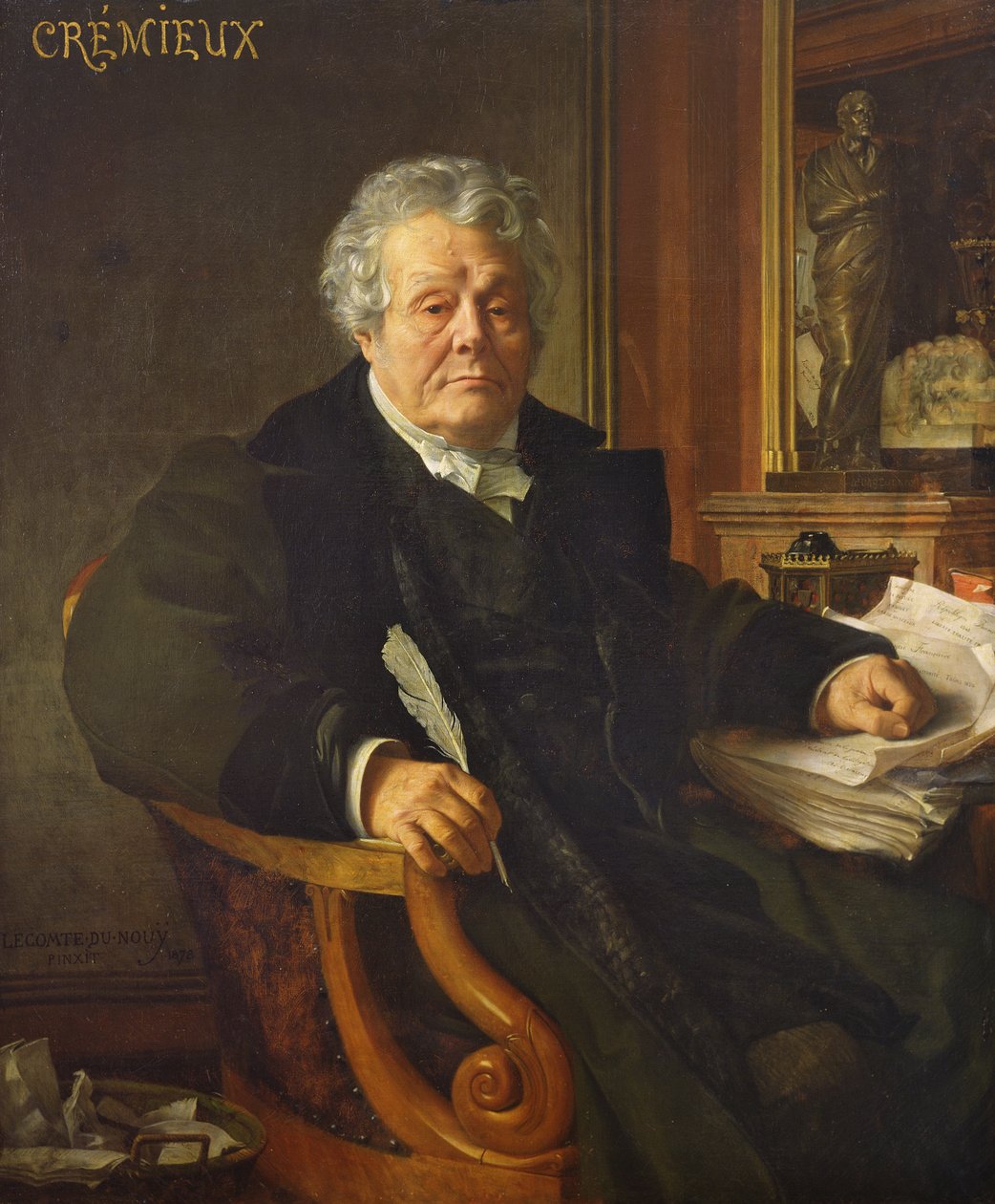 Adolphe Crémieux, 1878 - Jean Jules Antoine Lecomte du Nouy